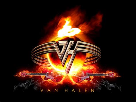 Get Your Groove On with Free Neon Van Halen Background App - Perfect for Rock Music Lovers!